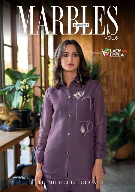 Lady Leela Marbles Vol 6 Catalog co ord sets wholesale delhi