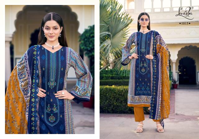 Levisha Madhubala Lawn Cotton Printed Dress Material Collection in India