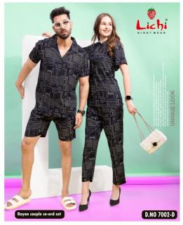 Lichi 7001 A to F Catalog Couple Cord Set