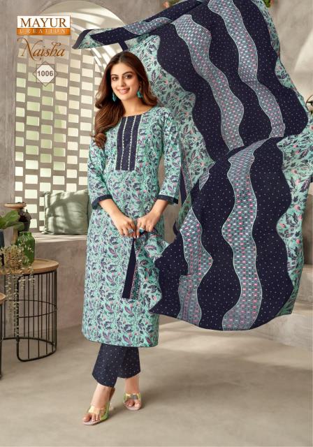 Mayur Naisha Vol 1 Cotton Printed Dress Material Collection wholesale manufacturers in Surat