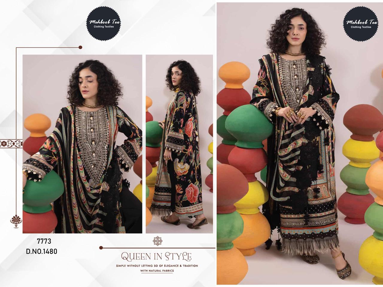 Mehboob Tex 1480 Cotton Printed Pakistani Salwar Suits wholesalers in Surat
