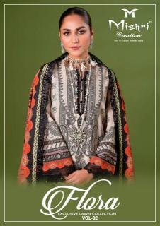Mishri Flora Vol-02 - Karachi Dress Material - Wholesale Catalog