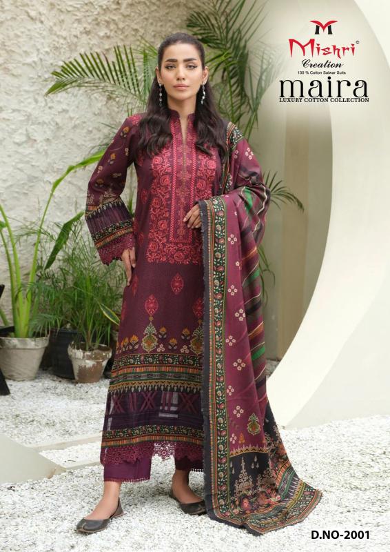 Mishri Maira 2 Luxury Cotton Printed Dress Material wholesalers of Dress material in Surat