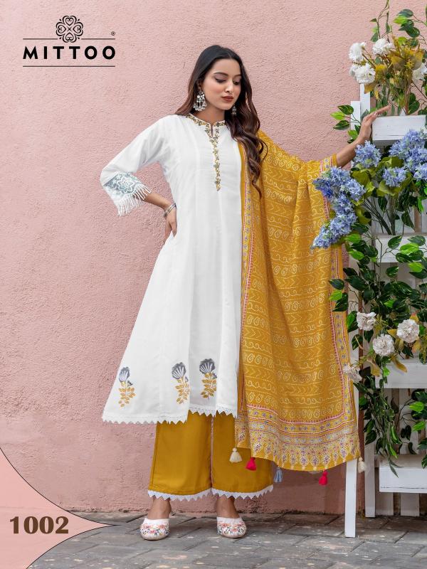 Mittoo Baarati Vichitra Kurti Bottom With Dupatta Collection Kurti Wholsale India