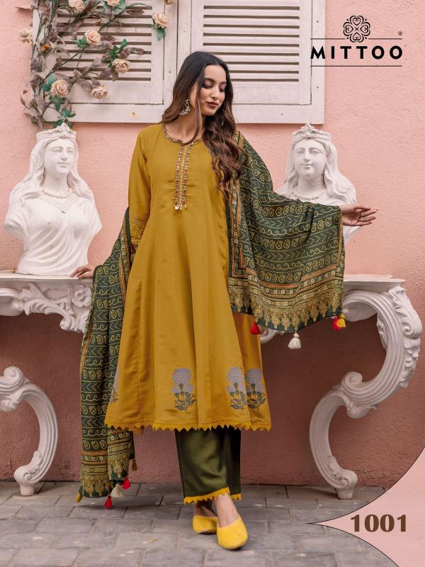 Mittoo Baarati Vichitra Kurti Bottom With Dupatta Collection Kurti Wholsale India
