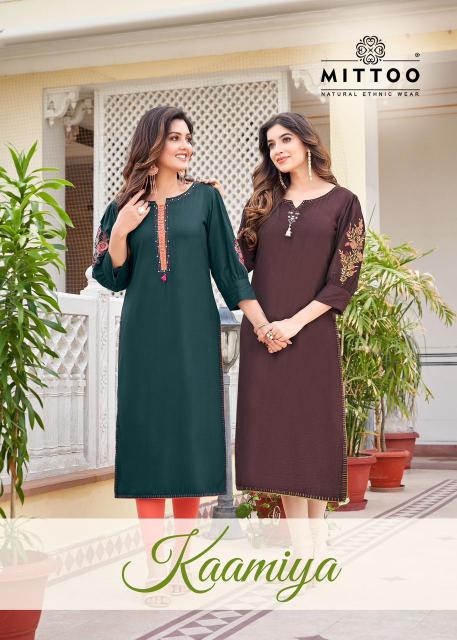 MITTOO LAUNCHES KAAMIYA RAYON KURTI MANUFACTURERS NEAR ME