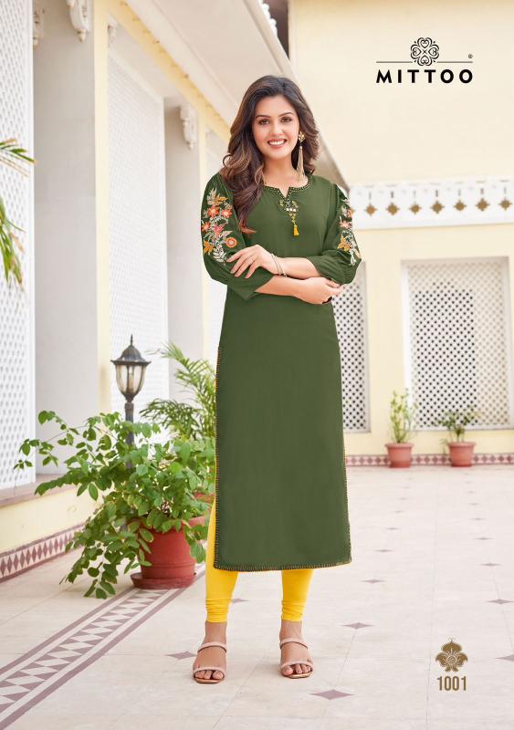 MITTOO LAUNCHES KAAMIYA RAYON KURTI MANUFACTURERS NEAR ME