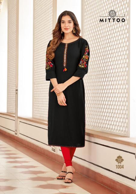 MITTOO LAUNCHES KAAMIYA RAYON KURTI MANUFACTURERS NEAR ME