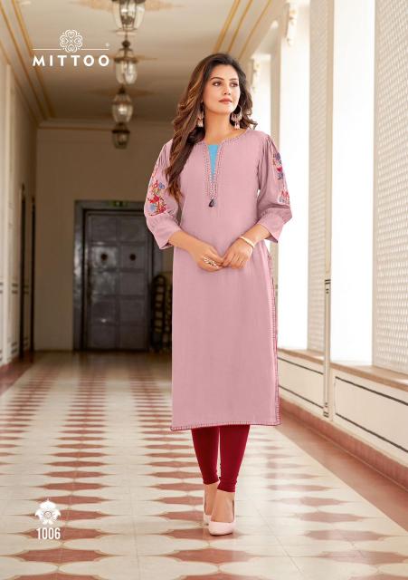 MITTOO LAUNCHES KAAMIYA RAYON KURTI MANUFACTURERS NEAR ME