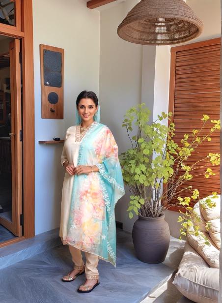 Navya Kurti 40 Latest Embroidered Cotton Kurti Bottom With Dupatta Collection Branded Kurti Wholesaler in India