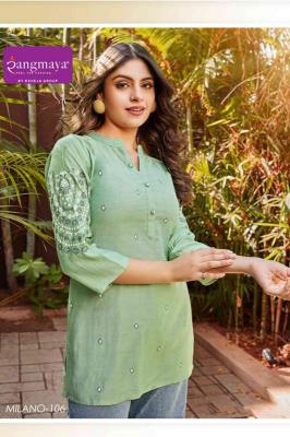 Rangmaya Milano winter short kurtis online shopping in india