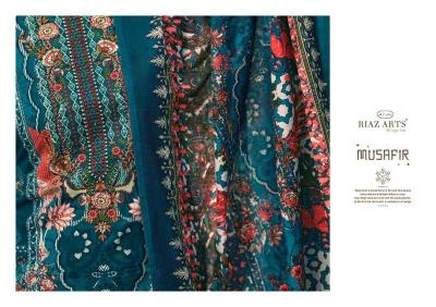 Riaz Arts Musafir Vol 19 Catalog work dress material wholesale in ahmedabad