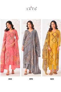 Sarg Zerina Wholesale Salwar Kameez wholesale market in Surat