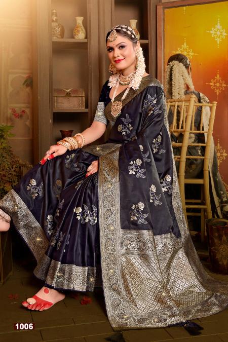 Saroj Gangavati Satin Silk Vol 3 Lastest Designer Silk Saree Collection Wholesale Saree Surat