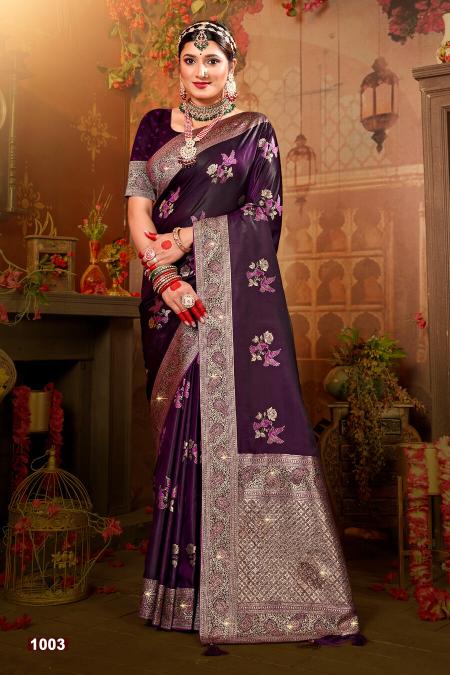 Saroj Gangavati Satin Silk Vol 3 Lastest Designer Silk Saree Collection Wholesale Saree Surat