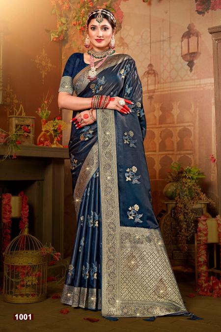 Saroj Gangavati Satin Silk Vol 3 Lastest Designer Silk Saree Collection Wholesale Saree Surat