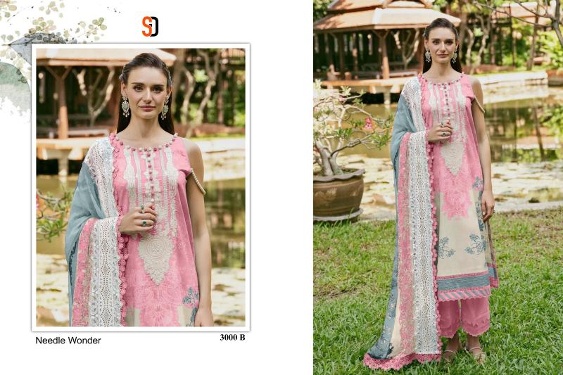 Shraddha Needle Wonder Vol 3 Chiffon Dupatta Pakistani Suit Collection in India