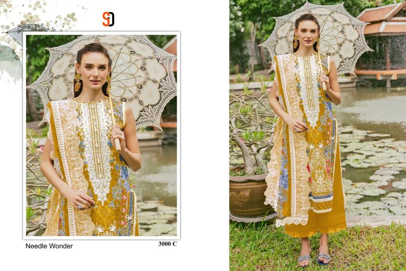 Shraddha Needle Wonder Vol 3 Chiffon Dupatta Pakistani Suit Collection in India