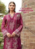 Shree Chevron Premium Collection Vol 9 Chiffon Dupatta Indian Salwar Kameez Wholesale market in Surat