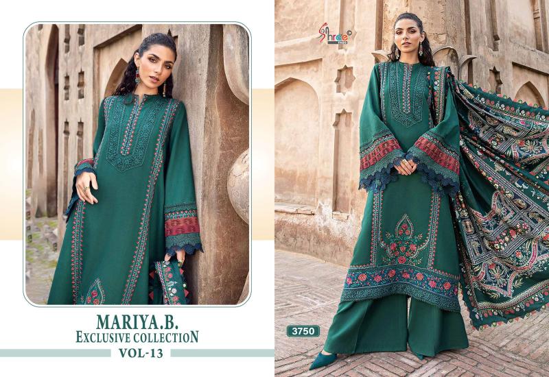 SHREE FAB MARIA B VOL 13 DRESS MATERIAL WHOLESALE IN INDIA