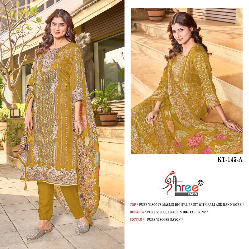 SHREE FAB PRERSENTS KT 145 MANUFACTURERS OF DRESS MATERIAL