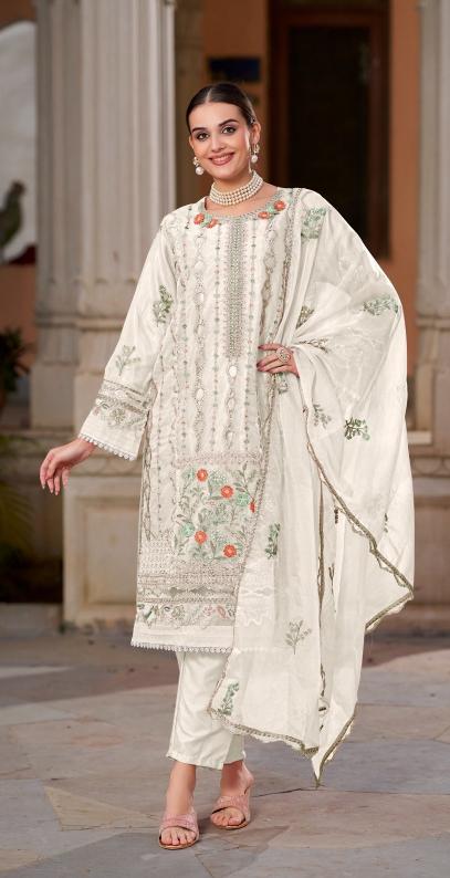 Shree K 5206 E To H Embroidered Pakistani Suit Collection Wholesale market in Surat