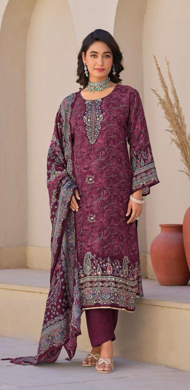 Shree Kt 166 Viscose Maslin Digital Printed Salwar Suit Collection in India