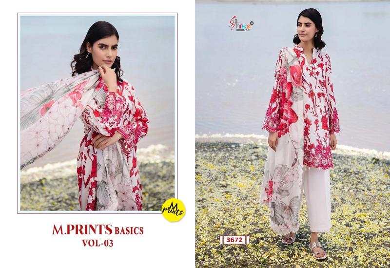 Shree M Prints Basics Vol 3 Cotton Dupatta Salwar Kameez wholesale manufacturers in Surat
