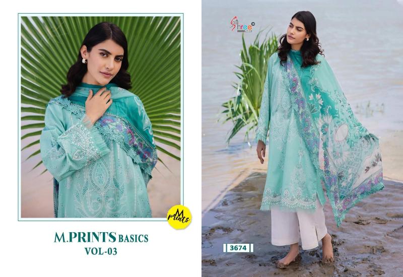 Shree M Prints Basics Vol 3 Cotton Dupatta Salwar Kameez wholesale manufacturers in Surat