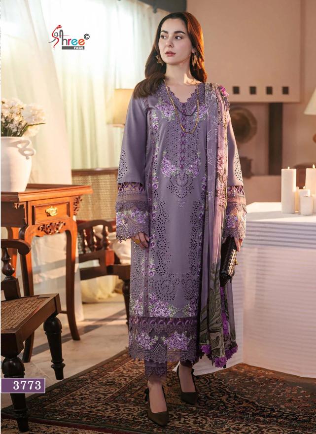 Shree Ombre Lawn Collection 25 Nx Cotton Dupatta Pakistani Suits wholesale market in Surat