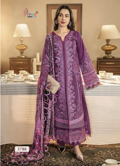 Shree Ombre Lawn Collection 25 Vol 2 Cotton Dupatta Pakistani Suits wholesale manufacturers in Surat