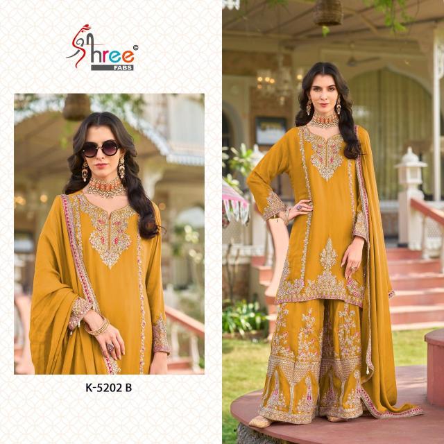 Shree R 5205 Chinon Designer Salwar Suit Collection in Surat