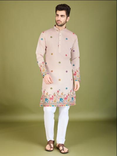 Shubhvastra Sanskruti Styles Viscose Silk Mens Kurta Collection wholesale manufacturers in Surat