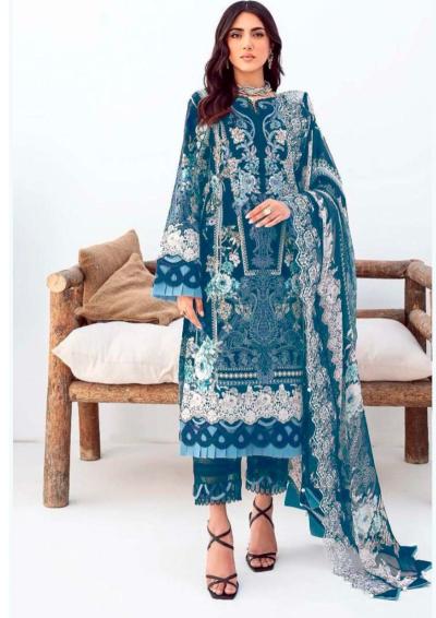 Taj 580 And 581 Cotton Dupatta Pakistani Salwar Suits Collection in Surat