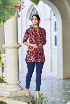 Tips & Tops Cotton Shorties Vol 6 Catalog kurti neck designs catalogue pdf