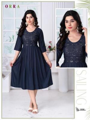 Trendy Orra Catalog kurtis manufacturer wholesaler mumbai