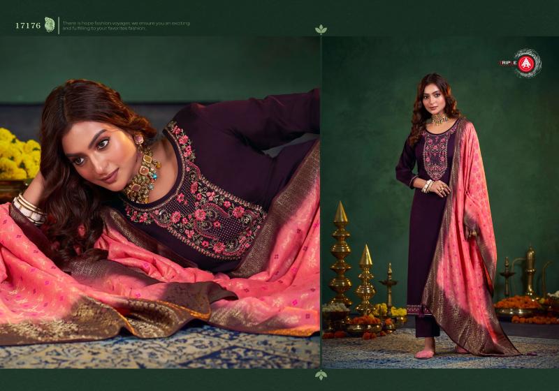 Triple Aaa Heena Jam Cotton Dress Material Collection Wholesaler of Dress Material manufacturers in Surat