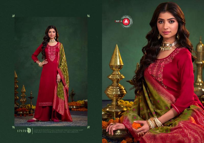 Triple Aaa Heena Jam Cotton Dress Material Collection Wholesaler of Dress Material manufacturers in Surat
