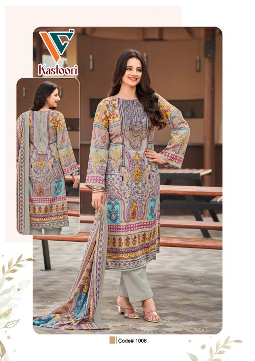 Vandana C Kastoori Vol 1 Cotton Printed Fancy Dress Material wholesale manufacturers in Surat