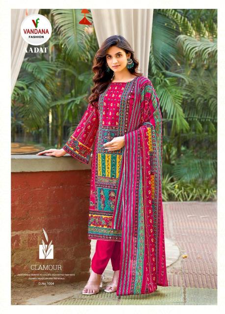 VANDANA FASHION AADAT VOL 1 DRESS MATERIAL SUPPLER NEAR ME