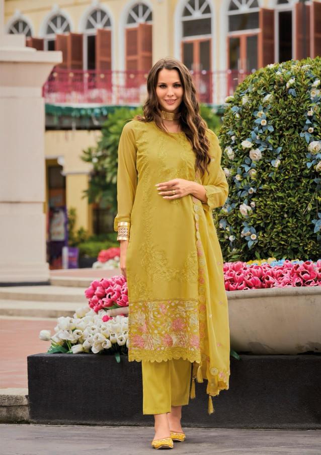 Zaveri Mritsa Soft Organza Embroidered Work Ready Made Collection wholesale manufacturers in Surat