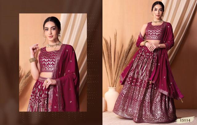 Zeel Clothing Volume 25 Catalog best wholesale lehenga online shopping
