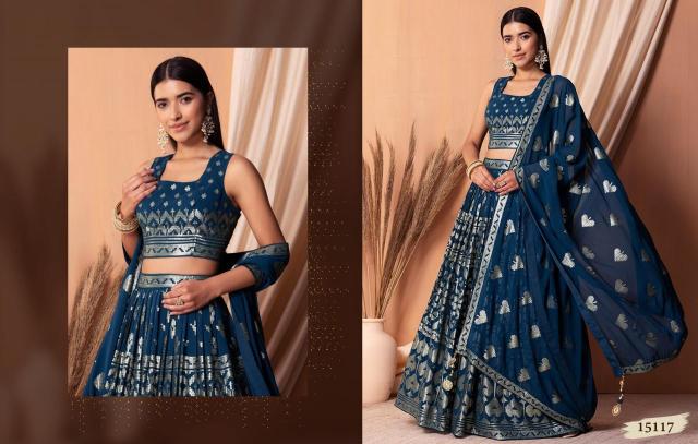 Zeel Clothing Volume 25 Catalog best wholesale lehenga online shopping