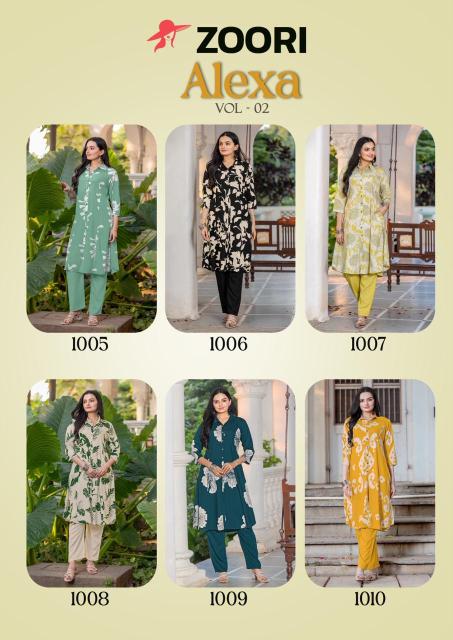 ZOORI LAUNCHES ALEXA VOL 2 BRANDED KURTI MANUFACTURES IN CHENNAI
