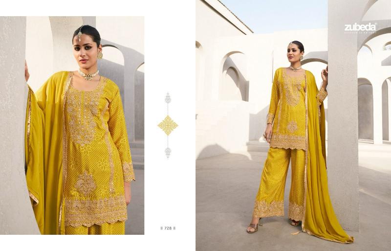 Zubeda Naaz Chinon Silk Digital Printed Salwar Kameez wholesalers in Surat