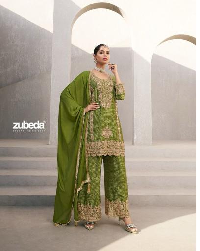 Zubeda Naaz Chinon Silk Digital Printed Salwar Kameez wholesalers in Surat