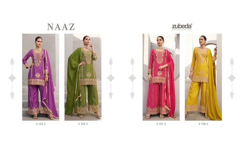 Zubeda Naaz Chinon Silk Digital Printed Salwar Kameez wholesalers in Surat