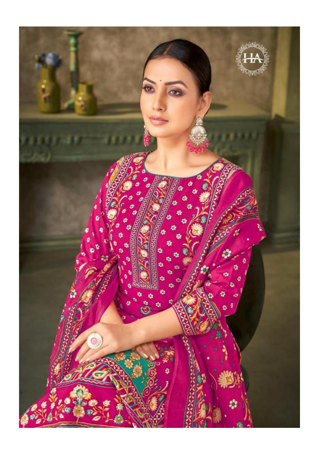 Alok Harshit Dakshin Catalog wholesale dress material market in Surat