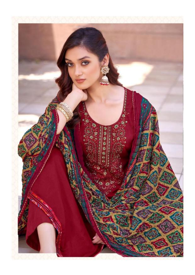 Alok Jaimala Nigaar Vol 34 Catalog wholesaler of dress material in Surat