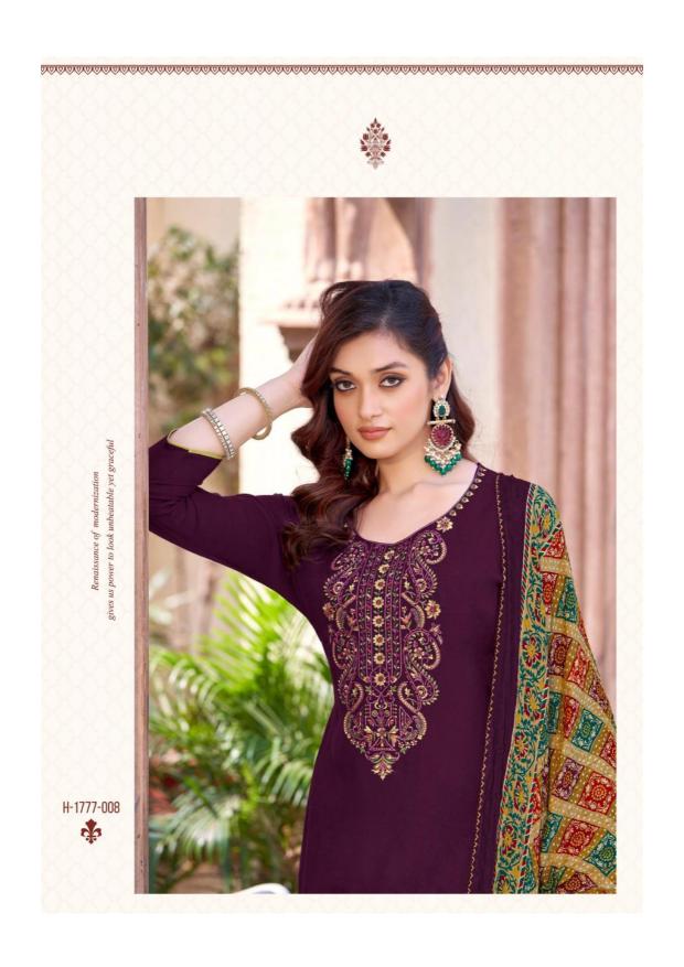 Alok Jaimala Nigaar Vol 34 Catalog wholesaler of dress material in Surat